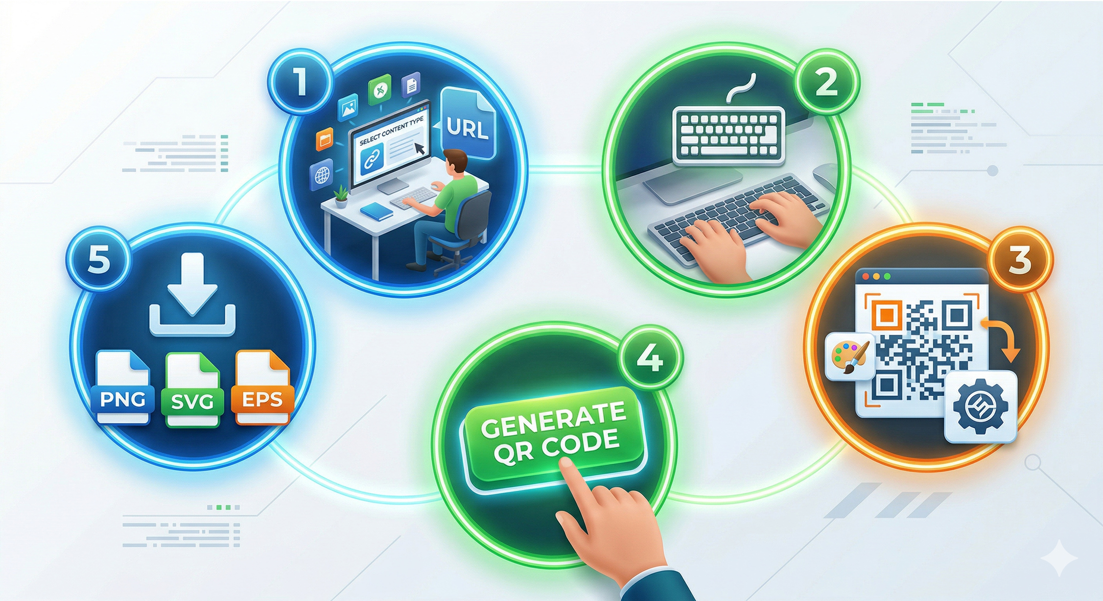 Quy trình tạo mã QR bằng website online
