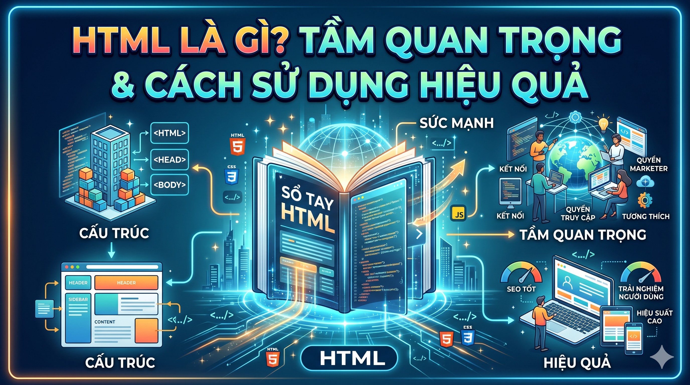 HTML là gì? Tầm quan trọng và Cách sử dụng hiệu quả